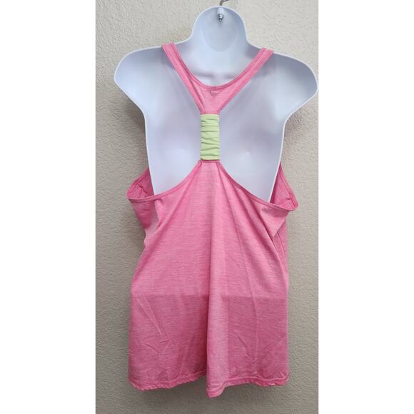 Avia Pink Racerback Sleeveless Round Neck Workout Top Large Lightweight Stretch - Picture 2 of 4